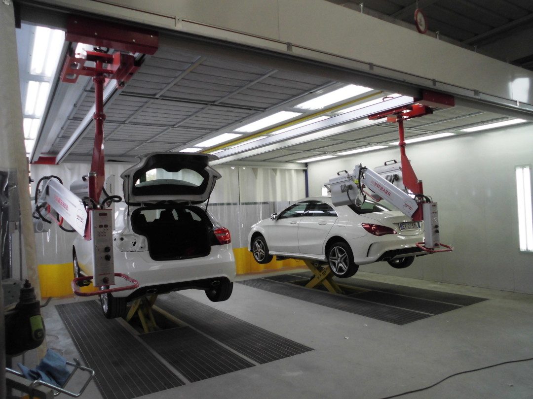 Zona di preparazione della carrozzeria
